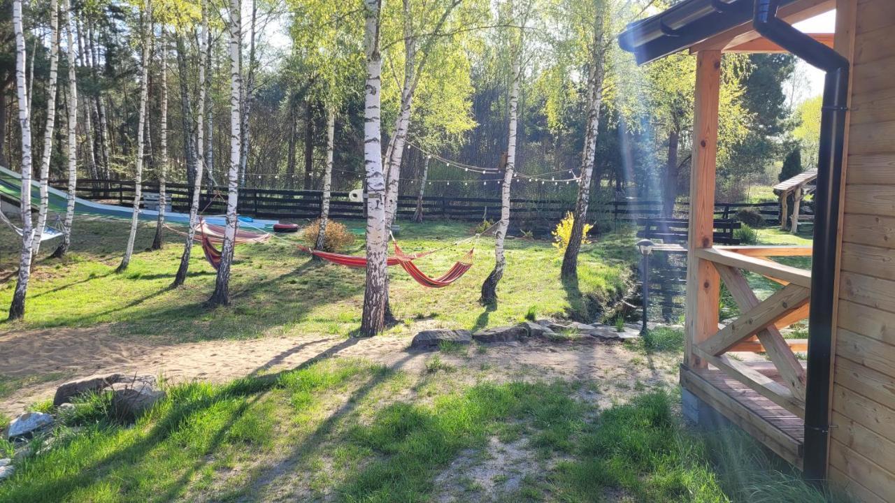 Vip Village Las Woda Rower - Podgrzewany Basen, Balia, Sauna Miedzierza Kültér fotó