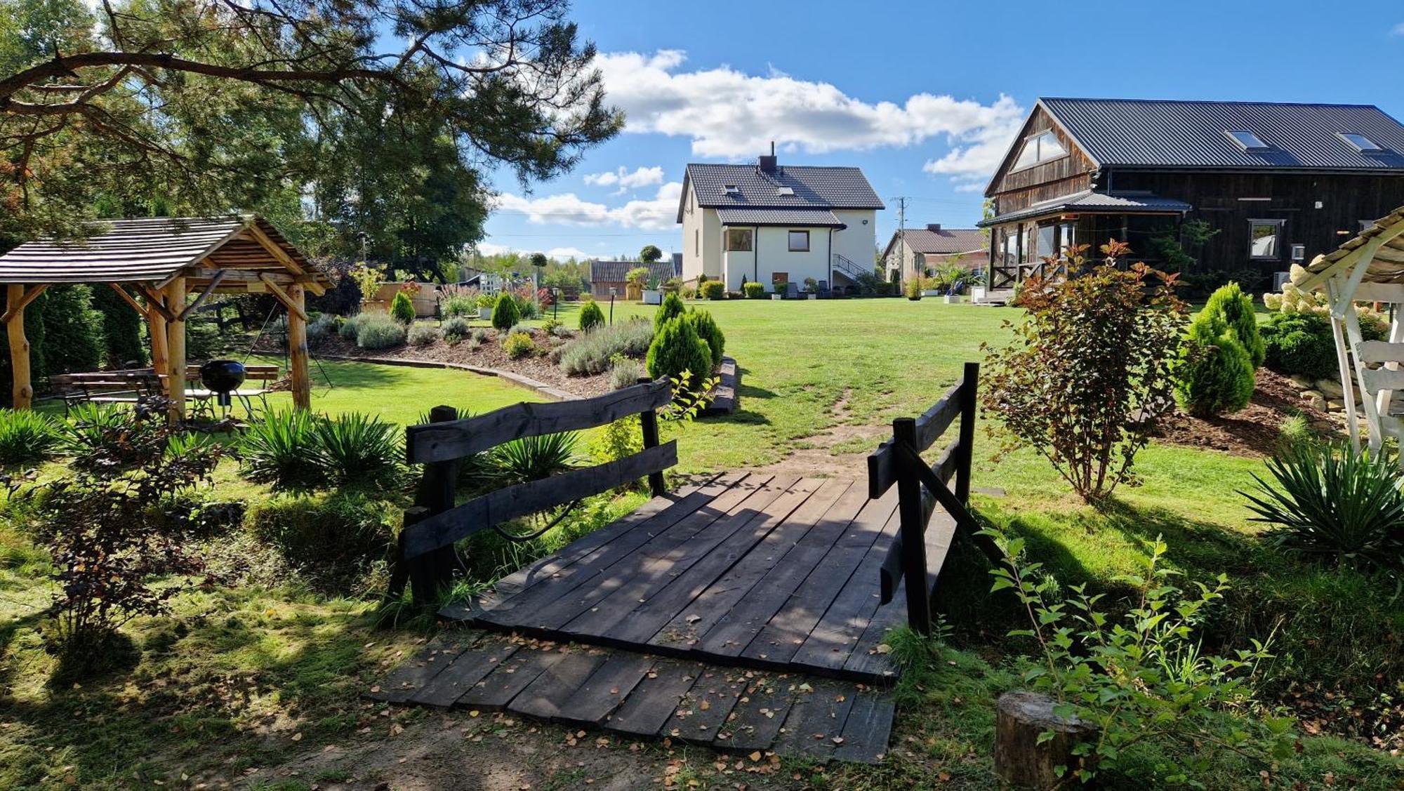Vip Village Las Woda Rower - Podgrzewany Basen, Balia, Sauna Miedzierza Kültér fotó