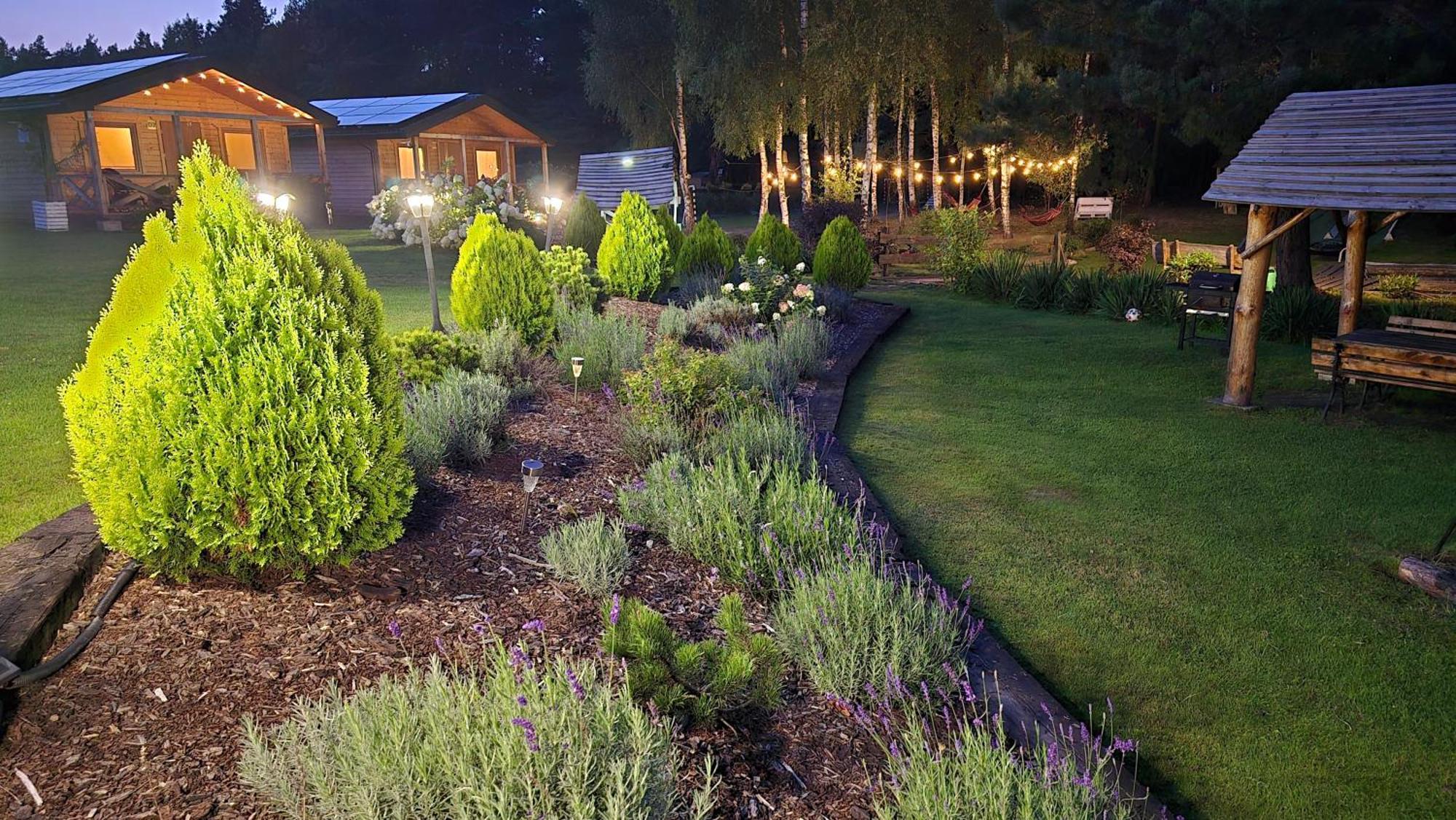 Vip Village Las Woda Rower - Podgrzewany Basen, Balia, Sauna Miedzierza Kültér fotó