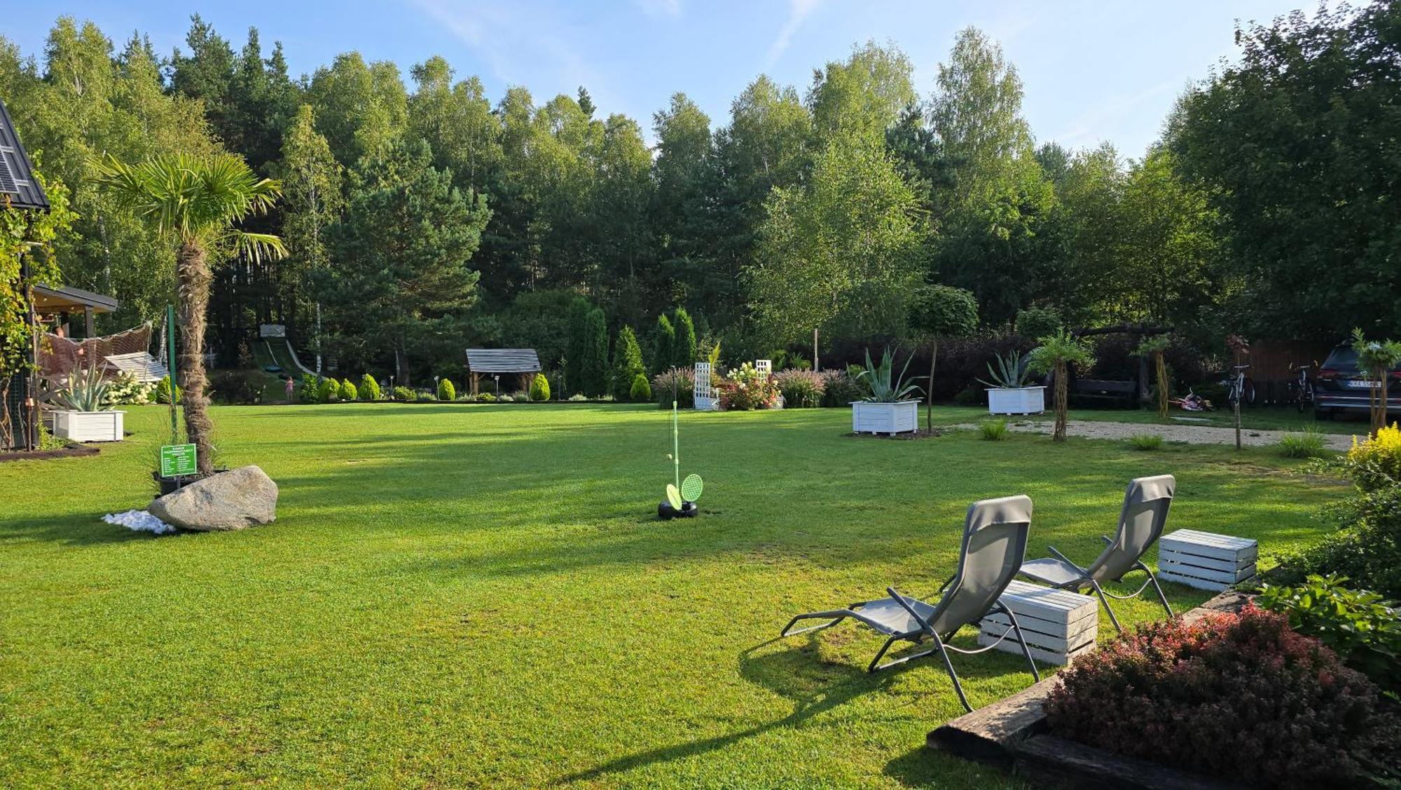 Vip Village Las Woda Rower - Podgrzewany Basen, Balia, Sauna Miedzierza Kültér fotó