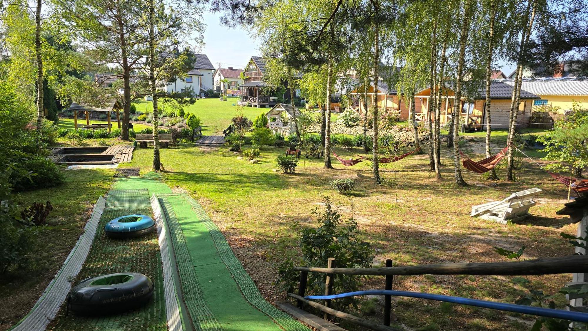 Vip Village Las Woda Rower - Podgrzewany Basen, Balia, Sauna Miedzierza Kültér fotó